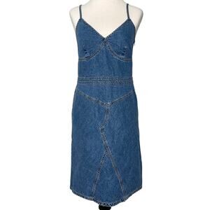 Y2K Vintage Tommy Hilfiger sz 8 Denim Dress